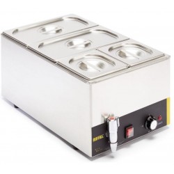 Bain-marie met aftapkraan