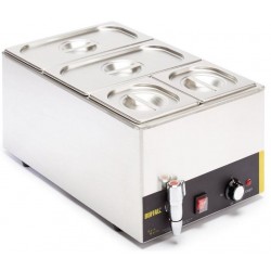 Bain-marie met aftapkraan