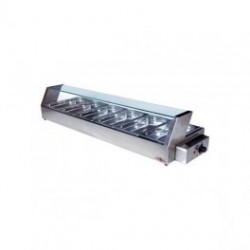 Stilfer Bain-Marie warmhoudvitrine | 6x GN 1/3