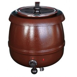 Soepketel Bistro 10 liter rustiek bruin